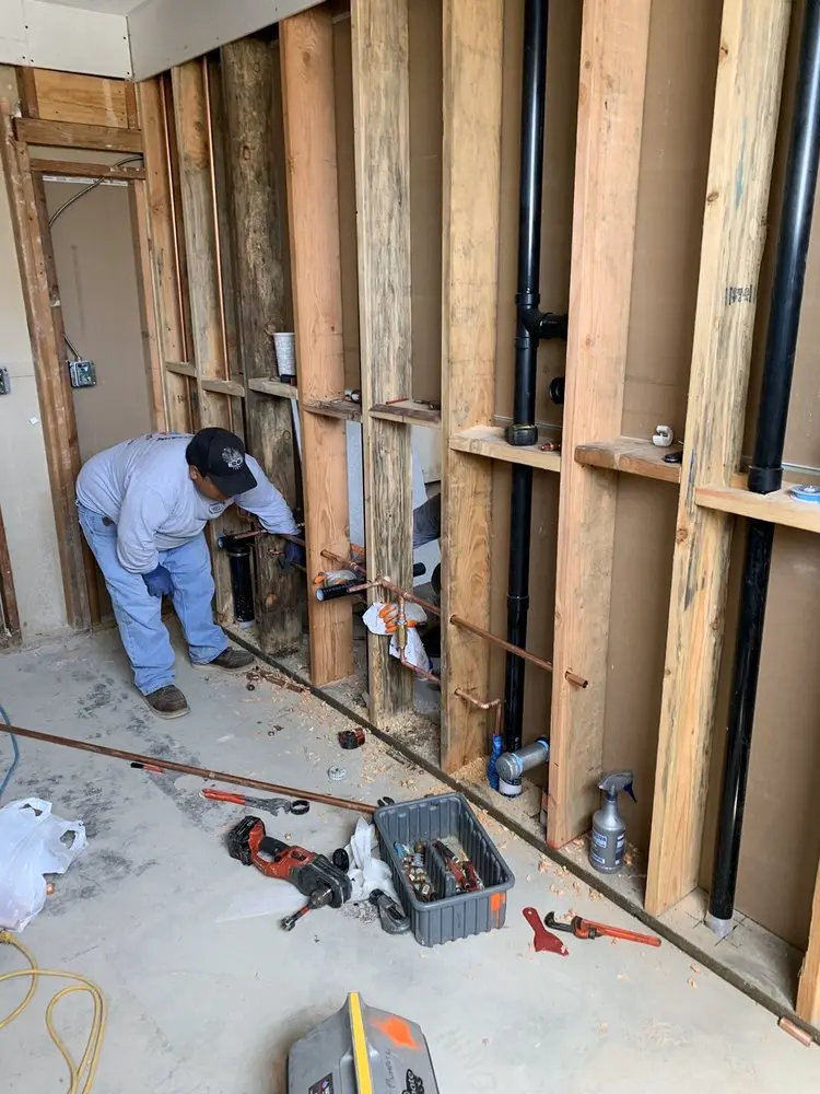 Commercial rough-in plumbing for Gas Line Repair in Missouri City